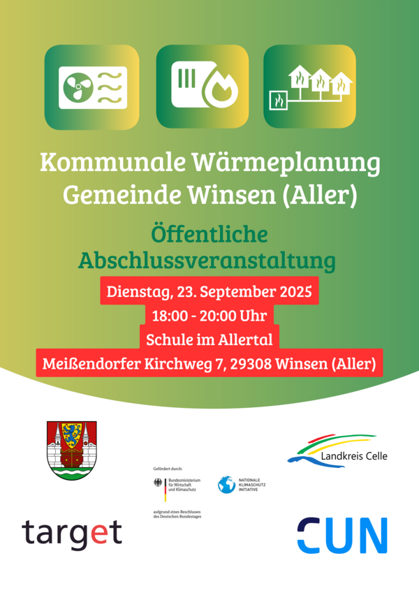 Informationsplakat Abschlussveranstaltung