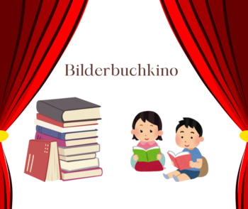 Kinovorhang Kinder lesen Bücher 