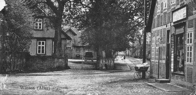 Blick aus der Kirchstraße in Richtung Celler Straße