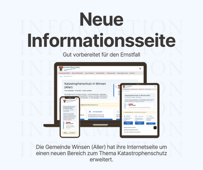 Neue Informationsseite zum Katastrophenschutz Themenbild zu „Neue Informationsseite zum Katastrophenschutz“