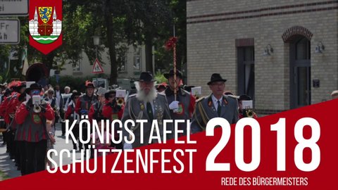 2018 Schützenfest in Winsen (Aller) - Königstafel